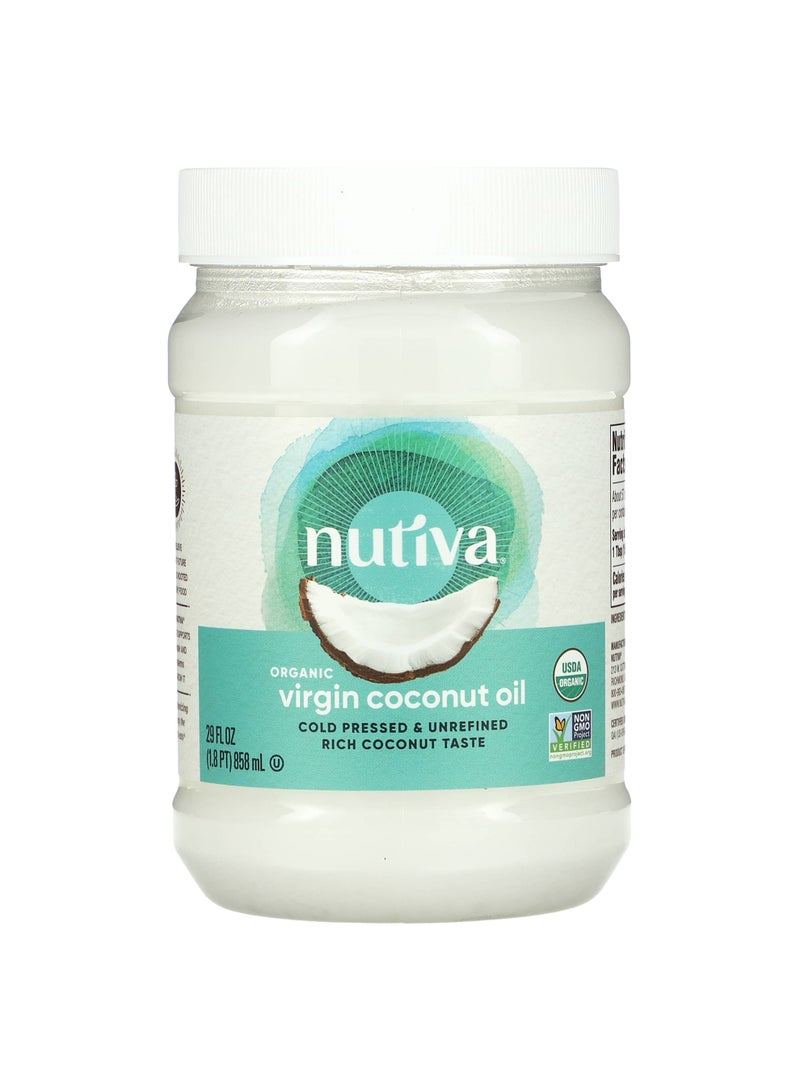Organic Virgin Coconut Oil, 29 fl oz (858 ml)